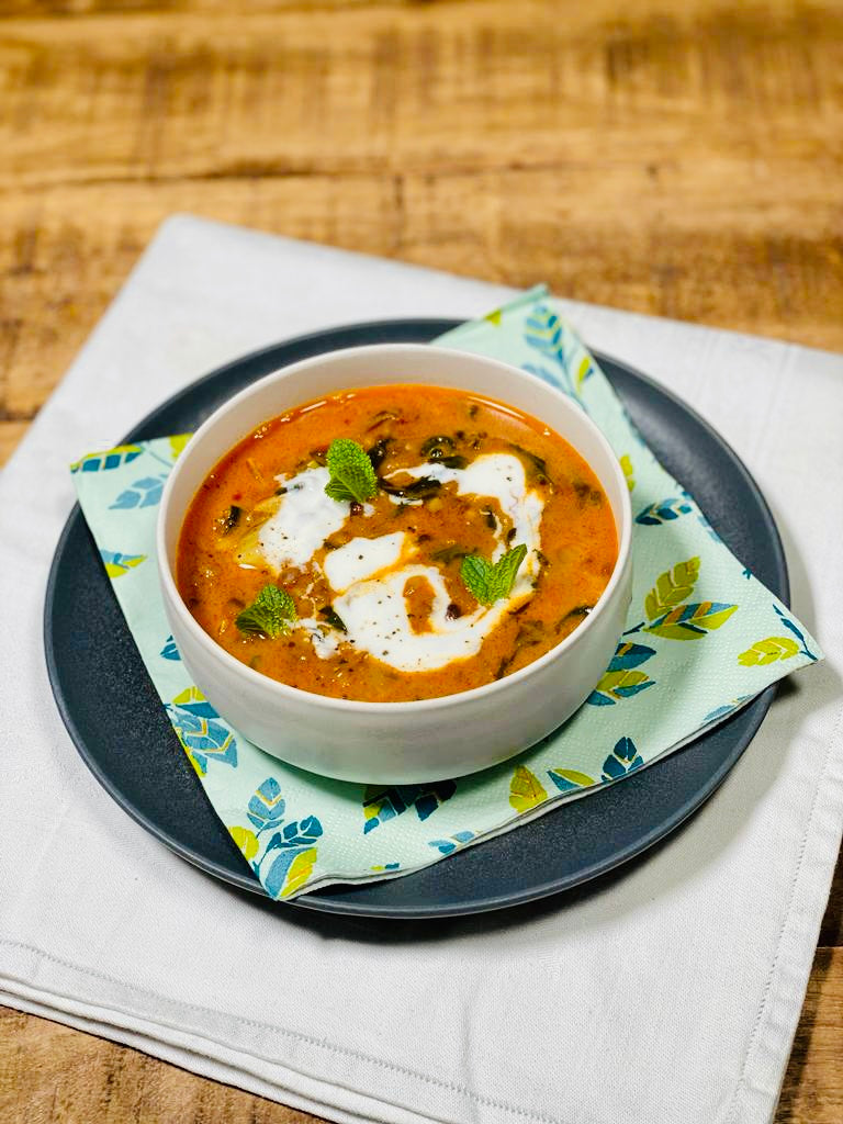 LENTILS SOUP WITH ‘ESTRATTO DI POMODORO’ COCONUT MILK AND CURRY (X2)