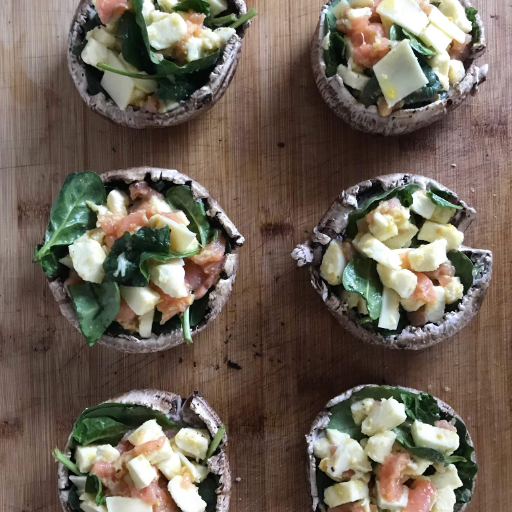 Stuffed Portobello Mushrooms ( 4 servings)