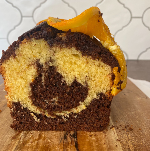 MARBLE ORANGE & CHOCO BREAD
