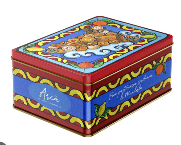Sicilian biscuits Signature tin - biscotti siciliani latta d’autore