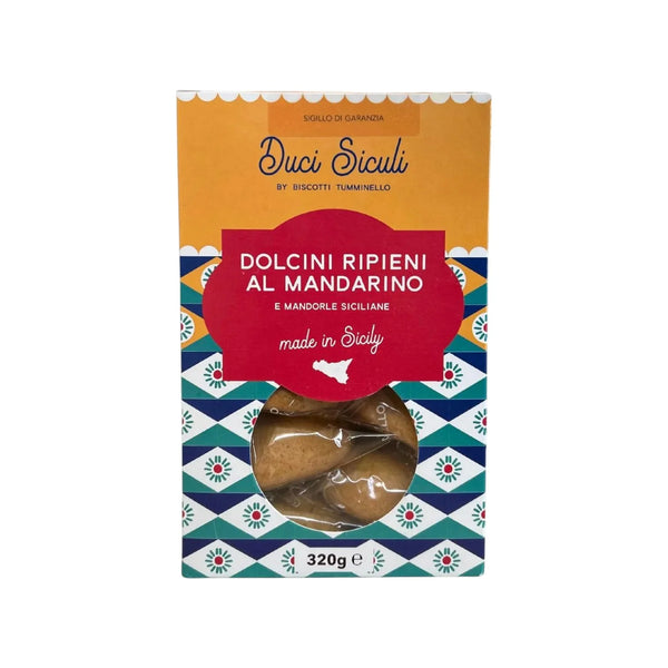 Dolcini ripieni al mandarino e mandorle