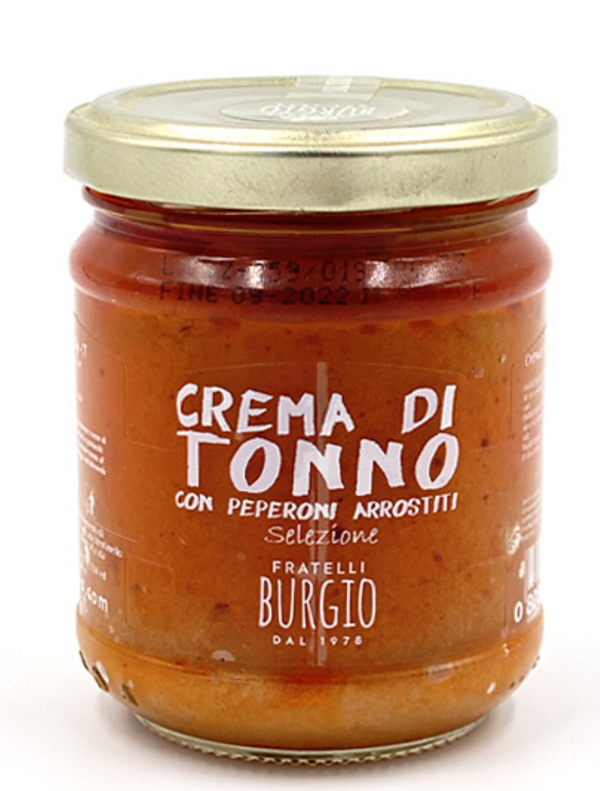 Tuna Fish Spread with Grilled Red Peppers | Crema di Tonno con Peperoni Arrostiti