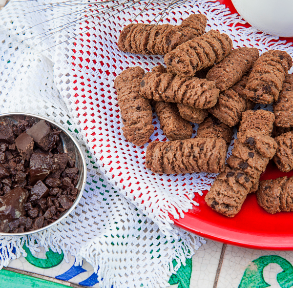 Modica chocolate cookies tin - Latta biscotti cioccolato di Modica