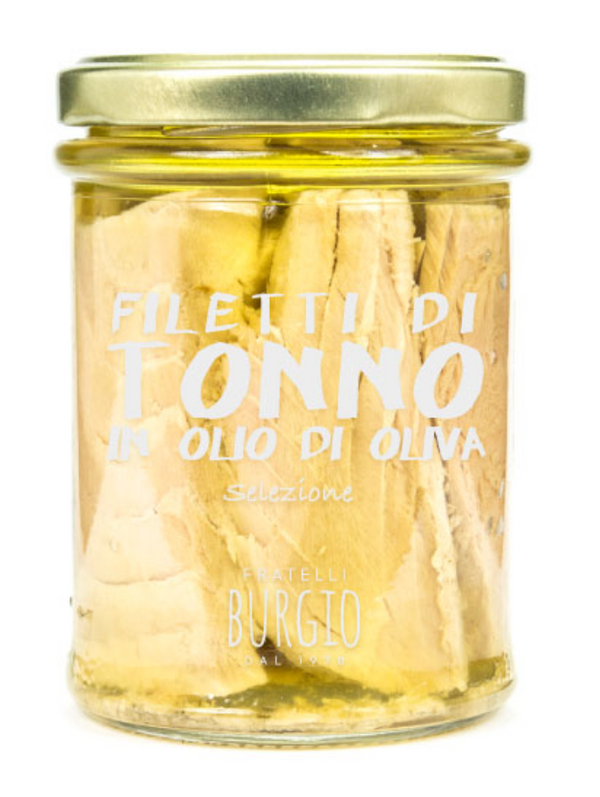 TUNA FISH FILETS EXTRA VIRGIN OLIVE OIL - Filetti di Tonno all'olio di oliva