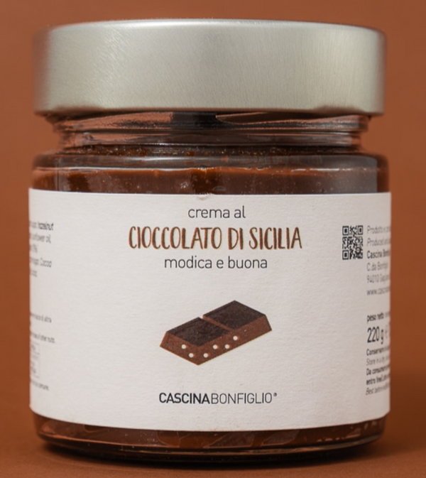 Crema al cioccolato di Sicilia - Modica Chocolate Sweet Spread