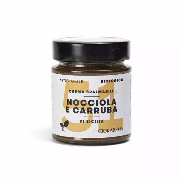 Crema Spalmabile Nocciole e carrube di Sicilia BIO