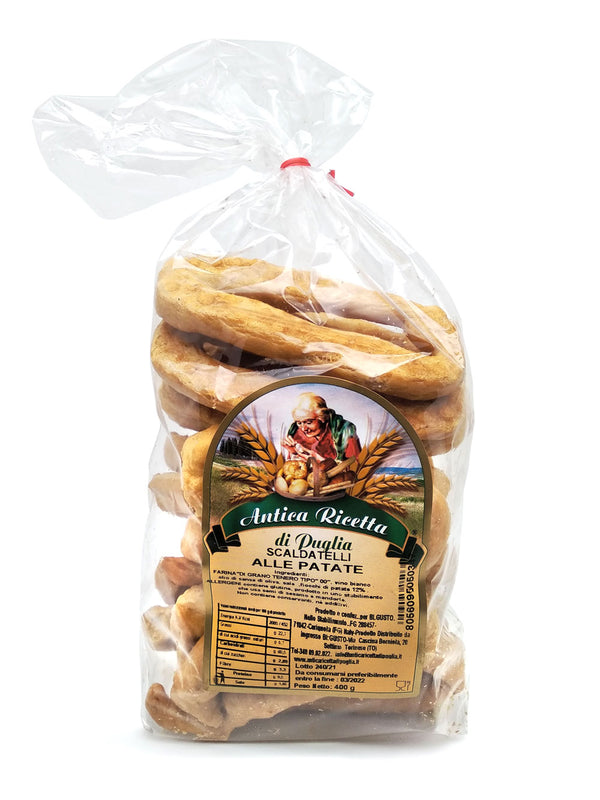 Scaldatelli - handmade savory snack (Puglia)