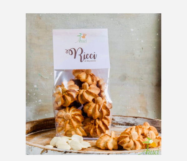 Sicilian Almond Cookies - 'Ricci di mandorla'