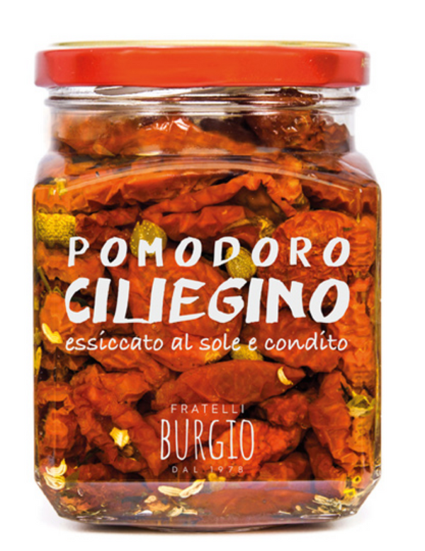 Sicilian sundried cherry tomatoes in extra virgin olive oil - Pomodoro Ciliegino