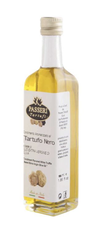 Black drops - Black truffle condiment with extra virgin olive oil - Condimento Aromatizzato al Tartufo Nero