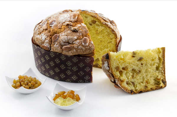 Classic Panettone with candied fruit - Handmade - Sicily 1 kg